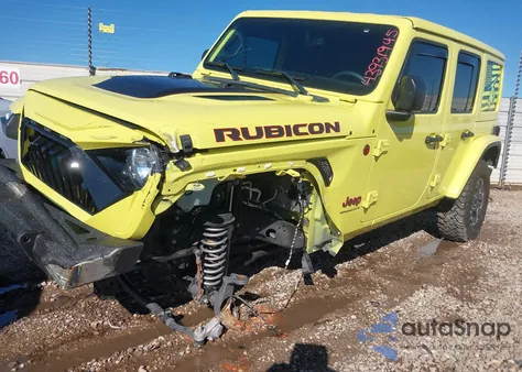 2023 Jeep Wrangler 4-Door Rubicon 4X4 z USA, uszkodzony, nr VIN 1C4HJXFG9PW634282